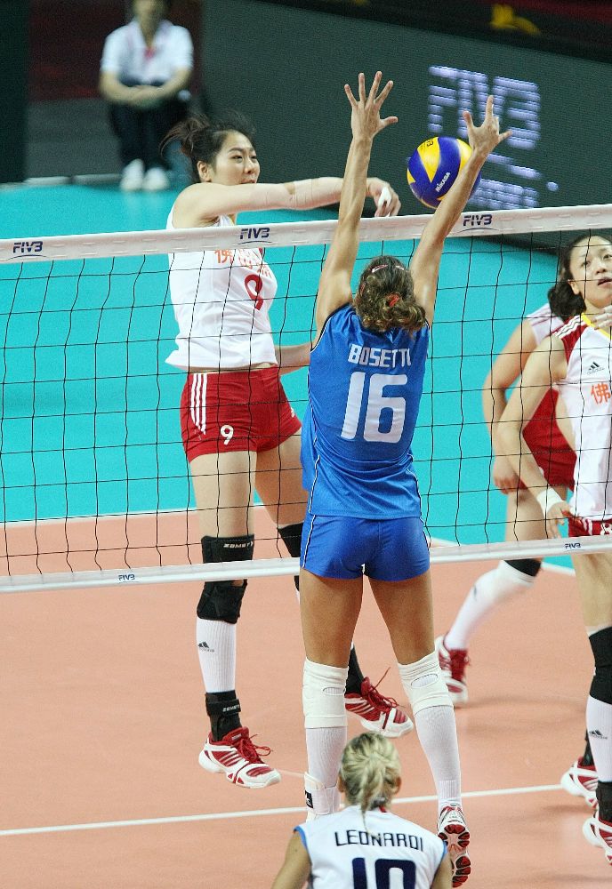 La nazionale femminile di volley - Italia vs Cina