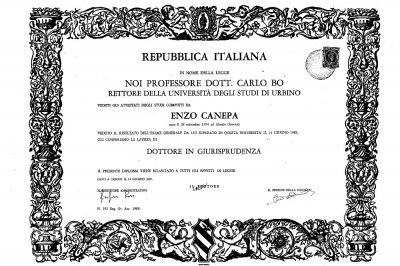 Laurea Enzo Canepa